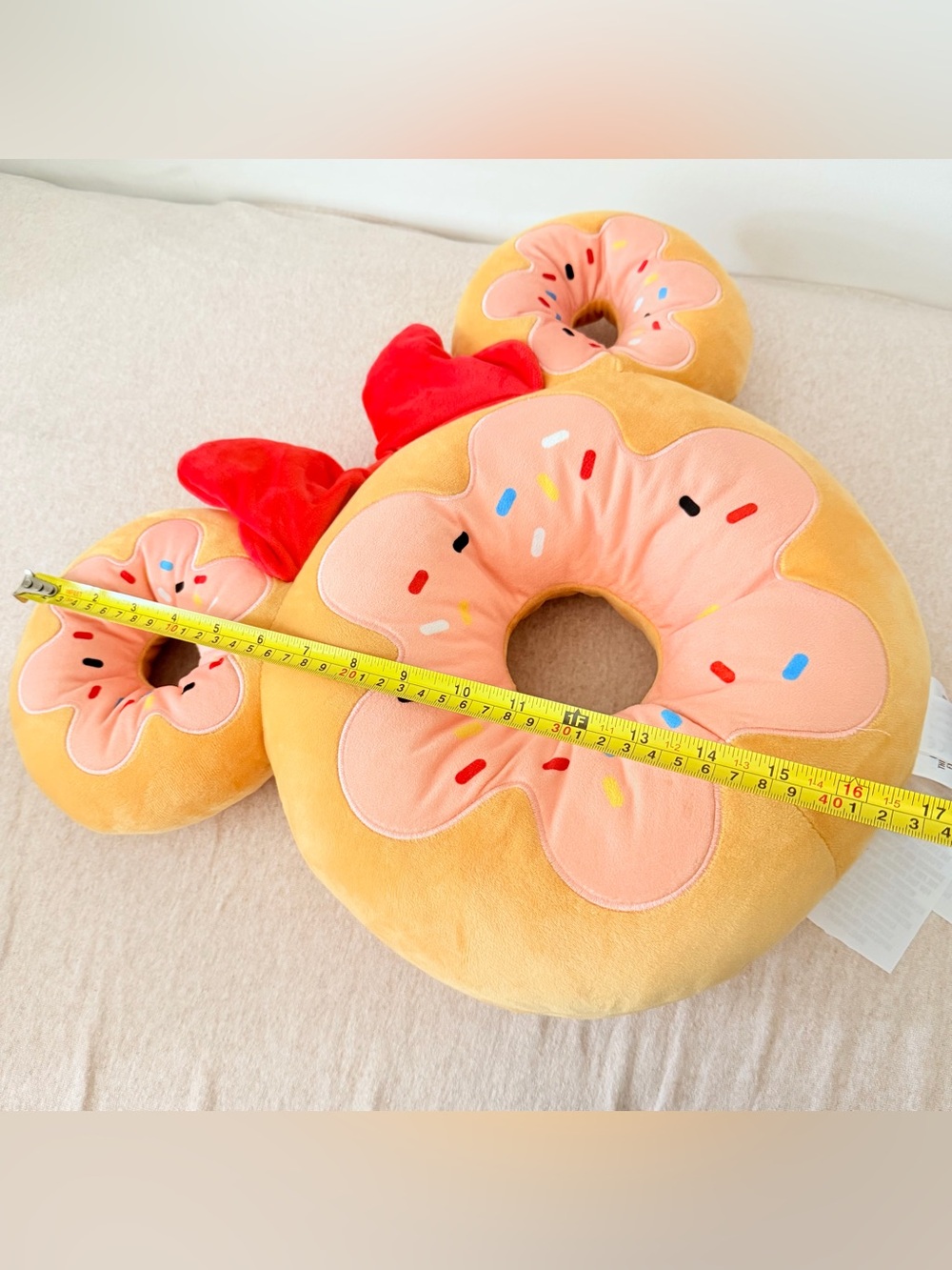 Disney Parks Minnie Mouse Scented Donut Pillow - Picture 5 of 8